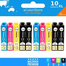 10 cartucce epson XP - 2100 2105 3100 3105 4100 4105 Expression Home compatibili