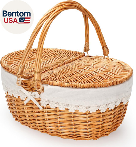 Cestino picnic vimini - cestino, da