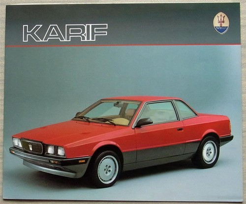 Brochure vendita auto - , maserati