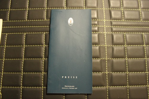 Brochure maserati prezzi - prezzi, 1