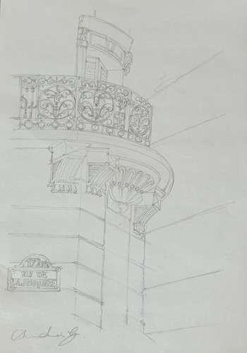 Disegno architettonico parigi - disegno,
