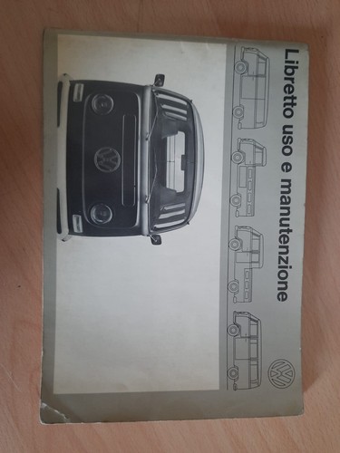 Libretto originale volkswagen - libretto,