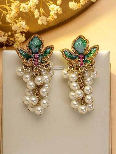 Orecchini vintage grappolo - vintage, uva