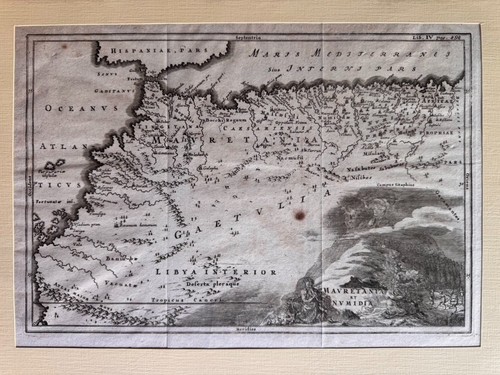 Gravure carte ancienne - gravure,