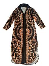 caftano lungo copricostume stile Versace, moda mare-piscina, beachwear vestaglia