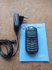Telefono Cellulare Motorola C 139 Vintage Con Libretto Istruzioni Originale 