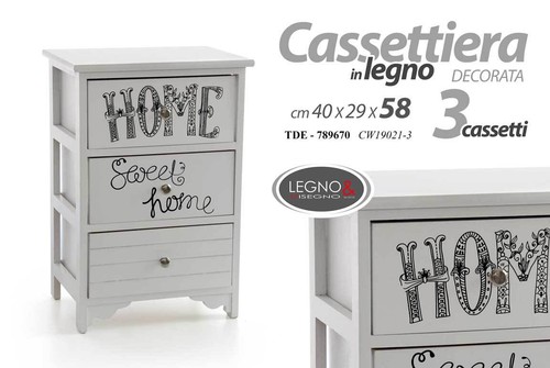 Mobile cassettiera con - cassettiera, 3