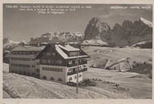 CARTOLINA  ALPE DI SIUSI BOLZANO ALTO ADIGE ALBERGO MEZDI m. 1880 VIAGGIATA 1949