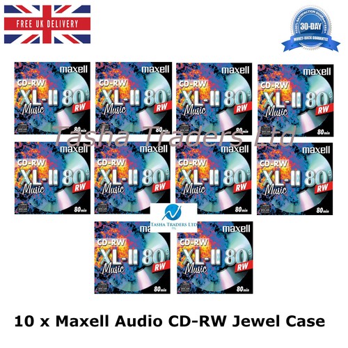Maxell audio rw jewel - 10,