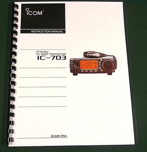 Icom 703 manuale di - icom,