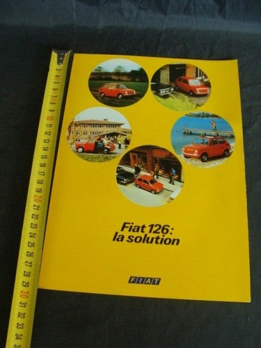 Brochure fiat 126 soluzione - 126,