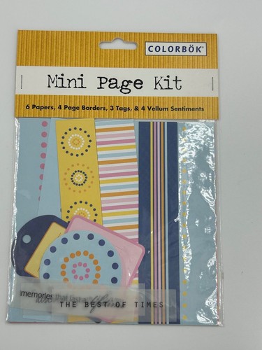 Colorbok mini page kit - colorbok,