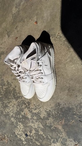 Nike air jordan - mid, bianche