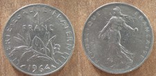 Francia 1 franco 1964 moneta
