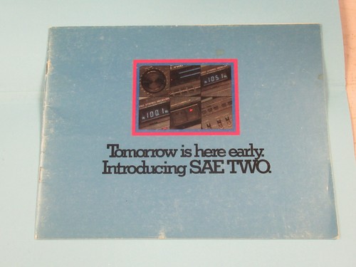 Sae two brochure amplifier - ,
