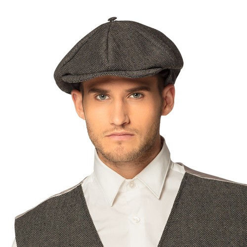 Cappello piatto grigio - anni, 20