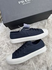 Sneakers Prada in canapa tela | blu navy | UK8.5 US9.5 EU42.5 | Trainer