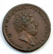 ITALY NAPLES 2 TORNESI 1853 -