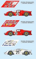 Decals Ferrari 412P Le Mans