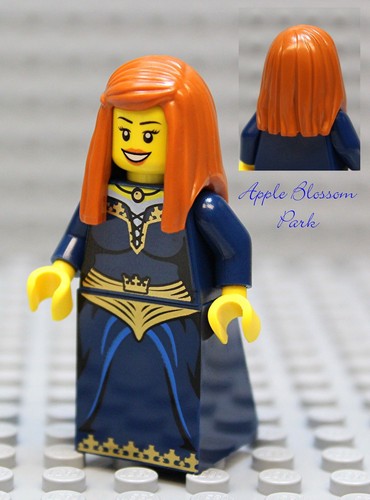 Nuova minifig lego blu - nuova, scuro