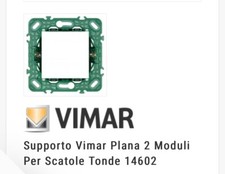 50 Pezzi SUPPORTO VIMAR PLANA