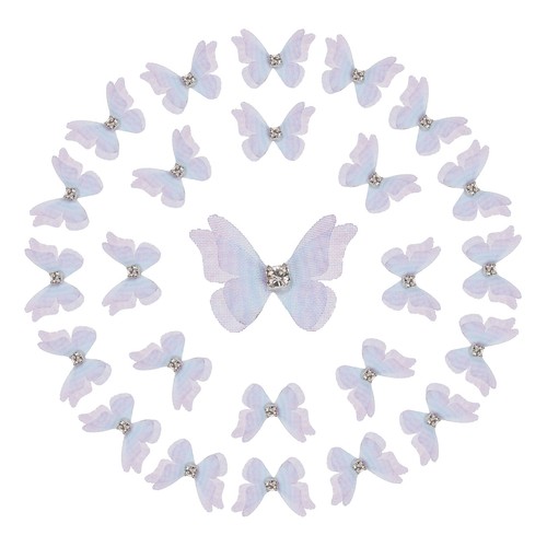 25pcs farfalle organza - in,
