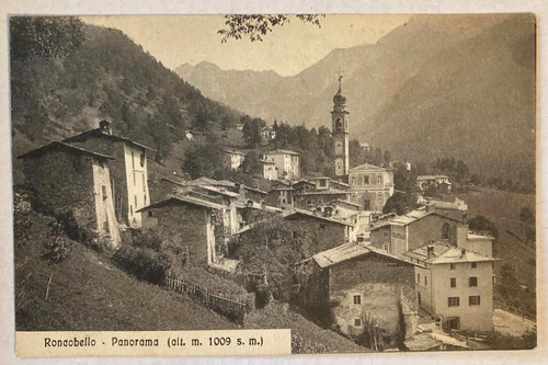 Cartolina bergamo roncobello - bergamo,