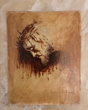 “Volto Di Cristo “Olio Su