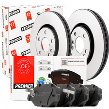 Dischi E Pastiglie Freno Posteriori Ferodo Per Fiat 500L 500X 1.3 1.4 1.6