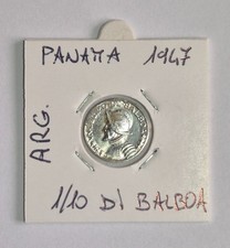 Panama argento 10 di - argento,, 1/10