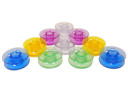 Bobine plastica colorate - 10,