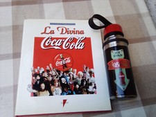 Bottiglia termica/borraccia Coca Cola Autogrill + LIBRO La Divina Coca Cola