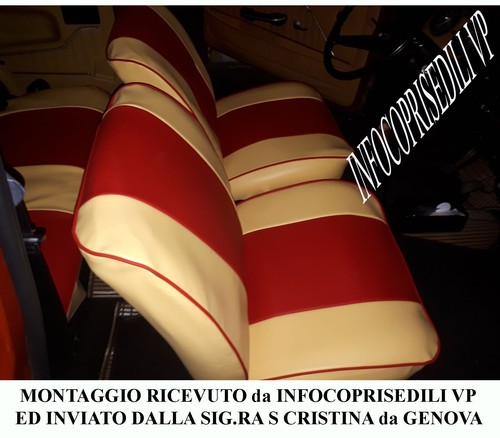 Fiat 127 serie - serie, coprisedili