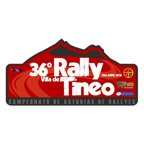 Adesivo targa rally villa - adesivo,