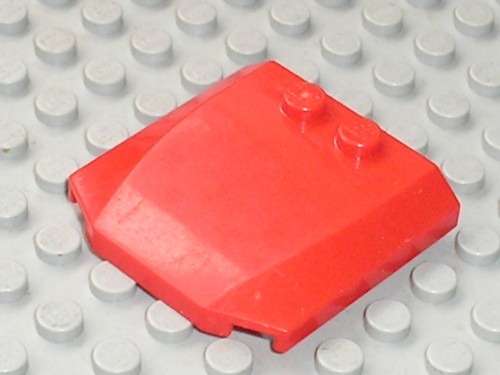 Capot lego train red wedge - train,