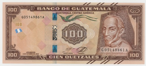 Guatemala 100 quetzales - guatemala,