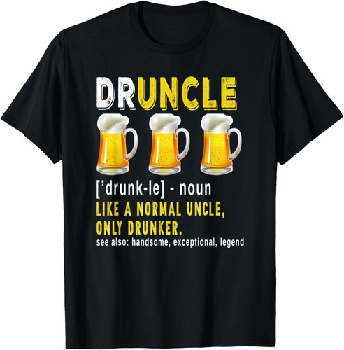 Shirt birra druncle - druncle, regalo