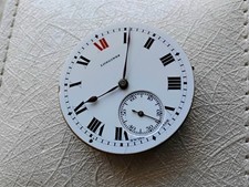 Movimento orologio svizzero Longines per ricambi, restauro, cal. 13,34, 12 in rosso