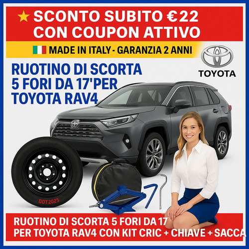 Ruotino scorta 5fori 17 - ruotino,