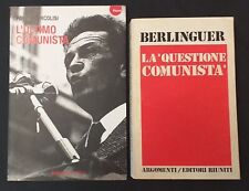 2 LIBRI ENRICO BERLINGUER LA QUESTIONE COMUNISTA P. MARCOLISI L'ULTIMO COMUNISTA