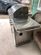 barbecue grill gas outside