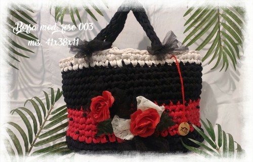 Borsa fettuccia cotone - in, di