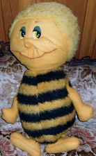 PELUCHE GIGANTE Vintage big Plush doll L'APE MAIA MAYA THE BEE Luna Park toys 70