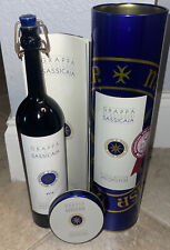 Jacopo Poli Grappa Di Bolgheri Sassicaia RARA 2015 bottiglia e latta 375 ml VUOTA