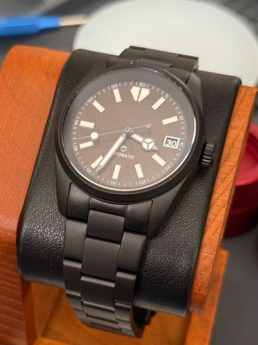 Orologio nero pvd - pvd, 36mm