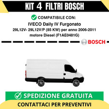 KIT BOSCH 4 Filtri tagliando