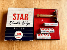 Star, rasoio, oro, vintage USA