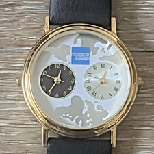 Orologio American Express ADI Israel World Dual Time, "Non uscire di casa senza di esso"