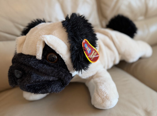 Peluche cucciolo carlino - peluche, di