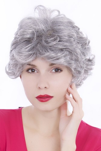 Parrucca donna corto grigio - parrucca,